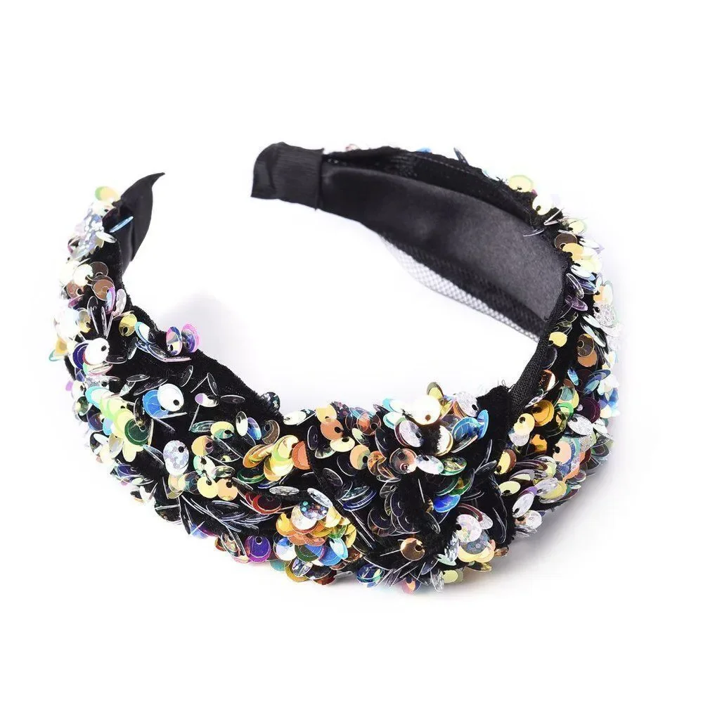 Sparkly Wide-Brimmed Headbands